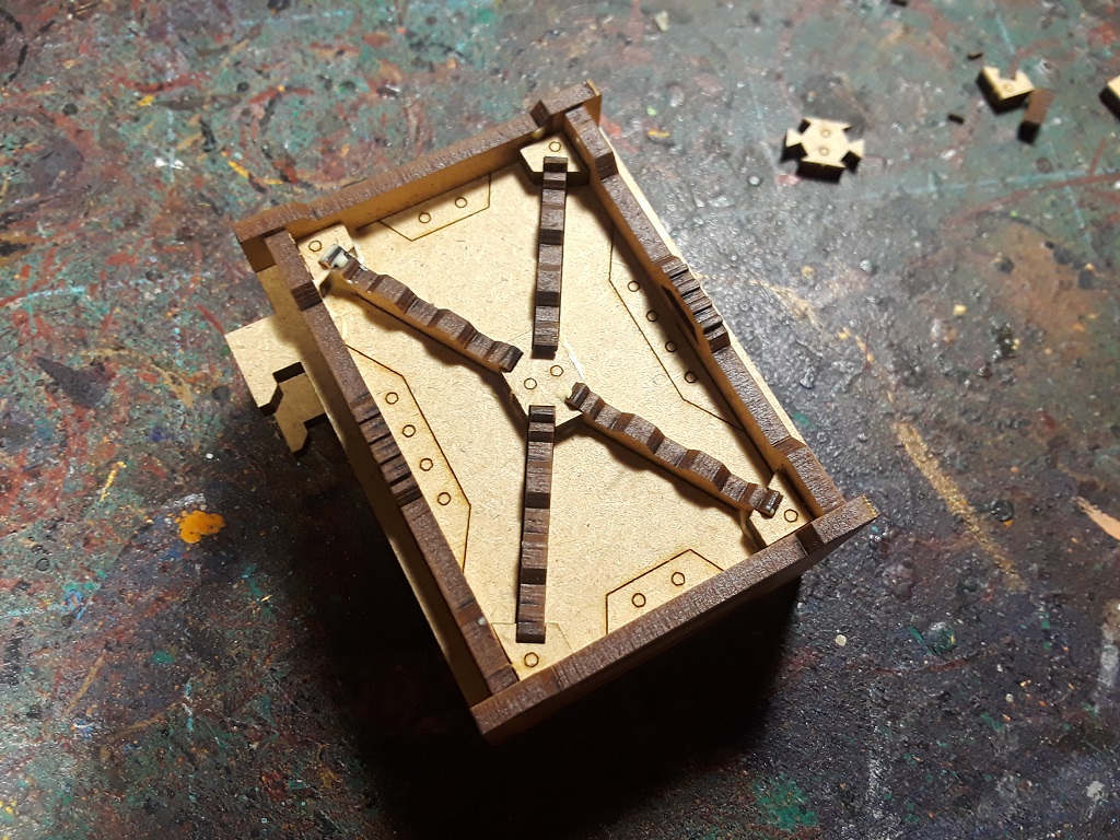 Necromunda Deadbolt's Derelict Corridors build begins Wargaming Hub